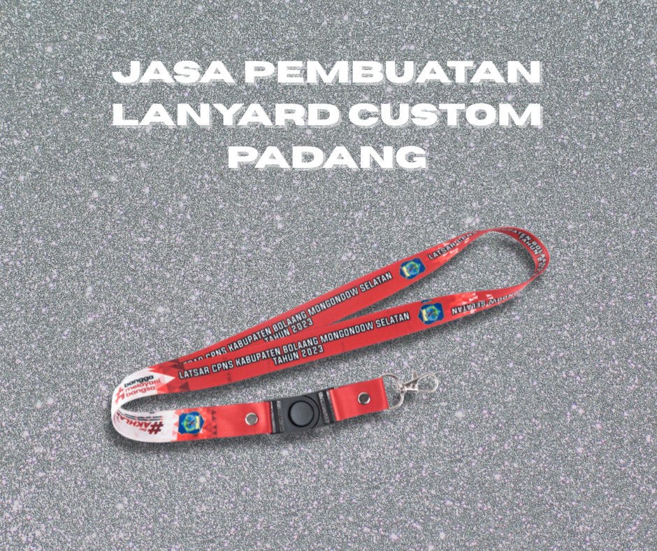 Jasa pembuatan lanyard custom Padang